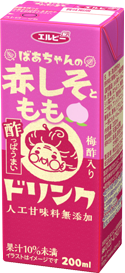 ばあちゃんの赤しそとももドリンク
