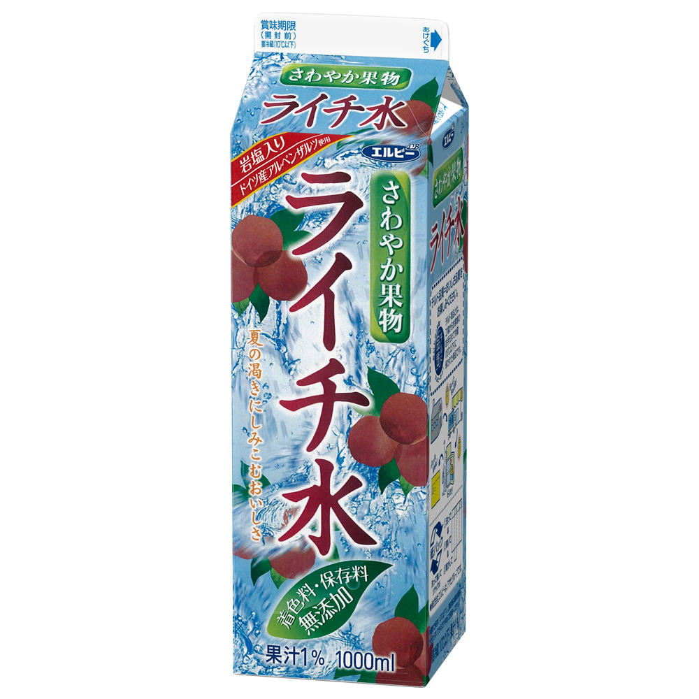 フルーツのしっかりとした味わいが楽しめる さわやか果物 シリーズから さわやか果物 ライチ水 7月2日 火 新発売 株式会社エルビー フルーツのしっかりとした味わいが楽しめる さわやか果物 シリーズから さわやか果物 ライチ水 7月2日 火 新発売 株式会社エルビー