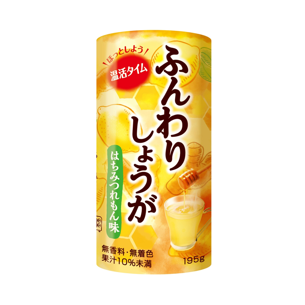 寒い季節にもぴったりな生姜飲料 ふんわりしょうが はちみつれもん味 10月11日 火 新発売 株式会社エルビー