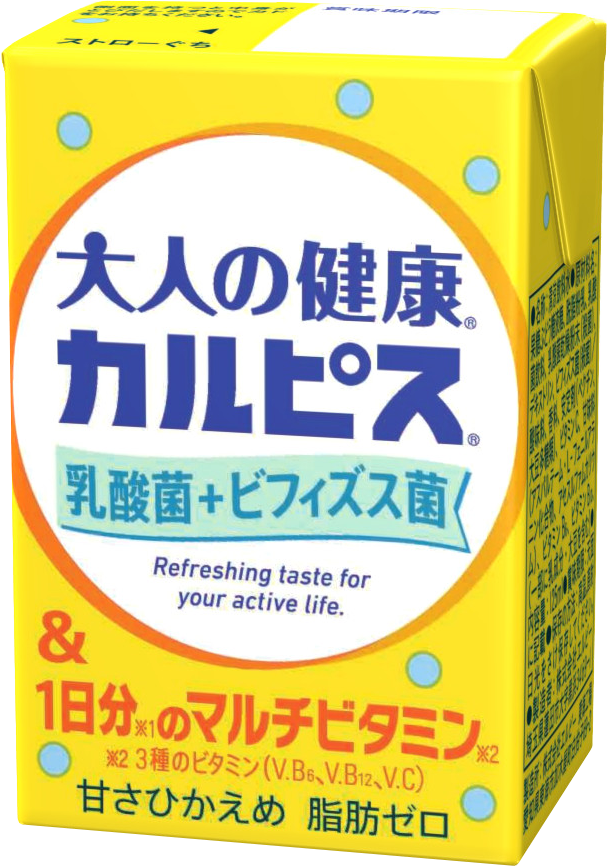 大人の健康 カルピス 乳酸菌 ビフィズス菌 1日分のマルチビタミン 株式会社エルビー